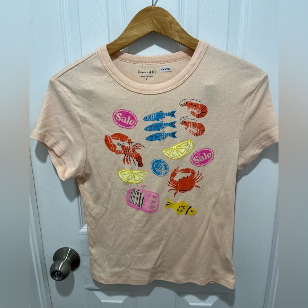 BNWOT SINCE WHEN GRAPHIC TEE LARGE
